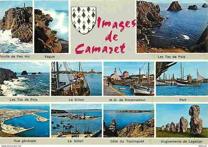 Carte Postale - 29 - Camaret sur Mer - Multivues - Bateaux - Blasons - Voir Scans Recto Verso