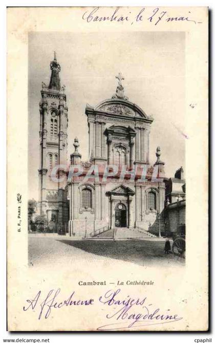 CPA Cambrai La Cathedrale