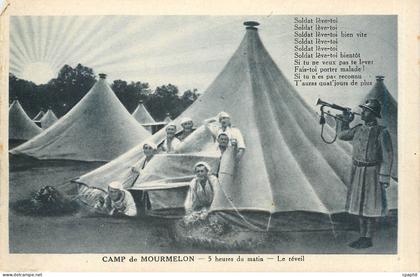 CPA Camp de Mourmelon 5 heures du matin Le reveil