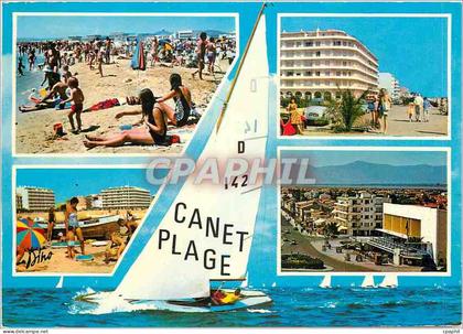 CPM Canet Plage La Plage Radieuse Divers aspects