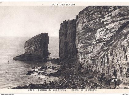 CPA FALAISES DU CAP FREHEL -rocher de la banche