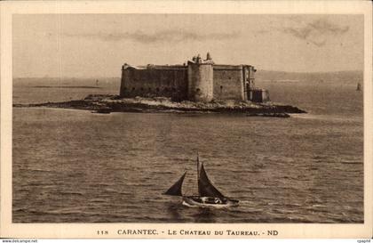 Carantec CPA Le chateau du taureau