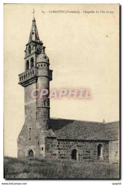 CPA Carantec Chapelle de ii lle Callot
