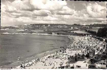 CPA Carantec la plage
