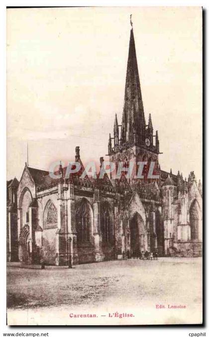 CPA Carentan L Eglise