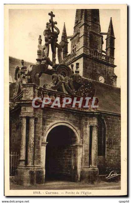 CPA Carnac Porche de L'Eglise