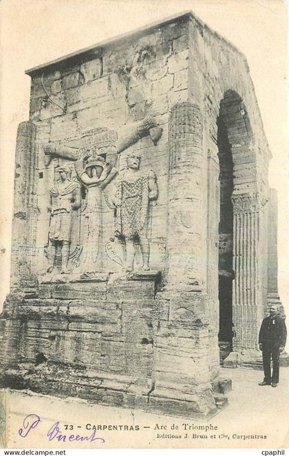 CPA Carpentras Arc de Triomphe