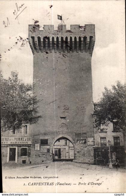 CPA Carpentras Vaucluse Porte d Orange