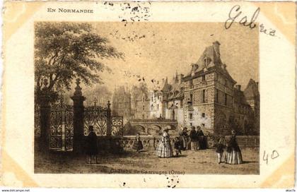 CPA Chateau de CARROUGES (195472)