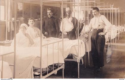 CASTELJALOUX - CARTE PHOTO BALISTAI - MARMANDE - CASTELJALOUX - HOPITAL  MILITAIRE - UNE SALLE DE L ' HOPITAL - 2 SCANS