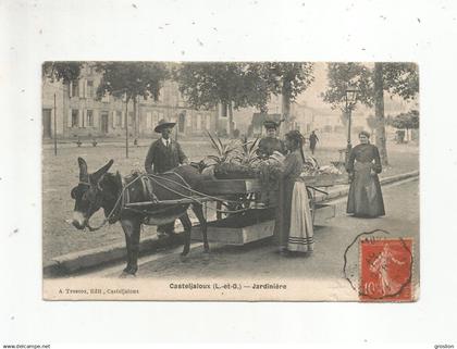 CASTELJALOUX (L ET G) JARDINIERE (MARCHANDE DE FLEURS) 1907