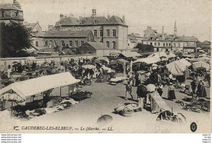 Caudebec lès Elbeuf - le marché