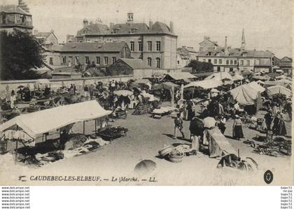 Caudebec lès Elbeuf - le marché
