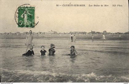 CPA Cayeux sur Mer Les Bains de Mer
