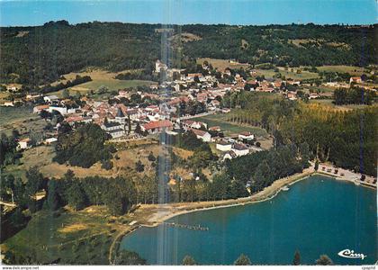 CPM Cazals (Lot) Vue Generale Aerienne avec le Plan d'Eau et le Camping