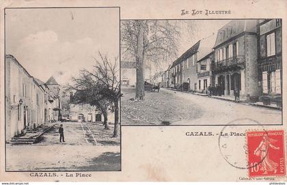 LOT  CAZALS  la place