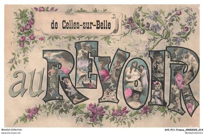 AYCP11-1039-79 - CELLES-SUR-BELLE - Fleurs et personnages