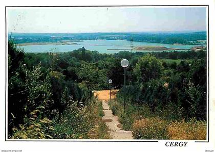 Carte Postale - 95 - Cergy Pontoise - Vue générale - Les Etangs - Flamme Postale de Deuil la Barre - CPM - Voir Scans Re