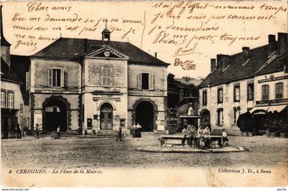 CPA Cerisiers Place de la Mairie (1478864)