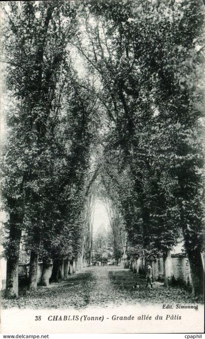 Chablis - Grande Allee- CPA