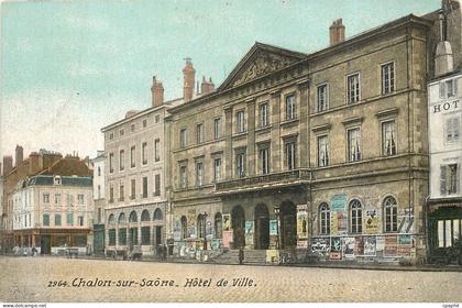 CPA Chalon sur Saone Hotel de Ville