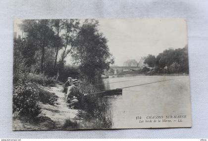 Châlons sur Marne, les bords de la Marne, pêche, Marne 51