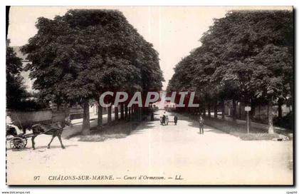 CPA Chalons sur Marne Cours d Ormesson