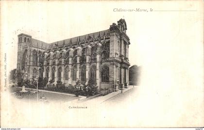 CPA Chalons Sur Marne Le Cathedrale