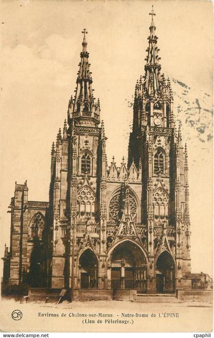 CPA Environs de Chalons sur Marne Notre Dame de l'Epine