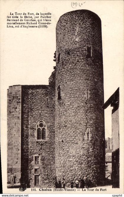 CPA Chalus Hte Vienne La tour du Fort