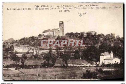 CPA Chalus Hte Vienne Vue du Chateau