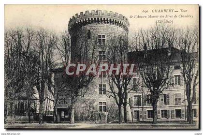 CPA Chambery Tour de l'Ancien Manoir des Sires de Chambery