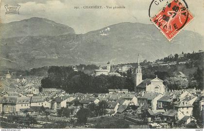 CPA Chambery vue generale