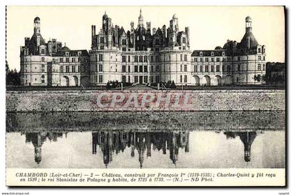 CPA Chambord Chateau