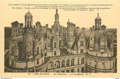 CPA Chambord Le Chateau Les Combles