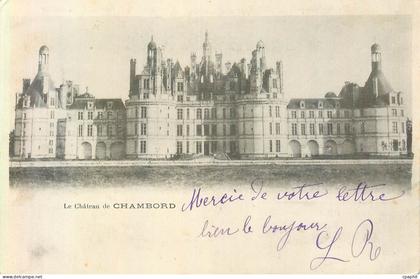 CPA Chateau de Chambord