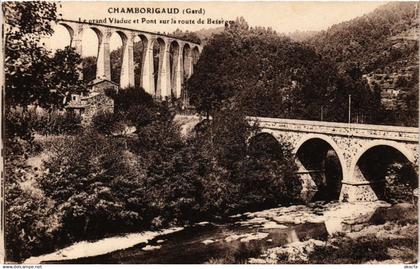 CPA CHAMBORIGAUD - Le grand Viaduc et Pont sur la route de (459149)