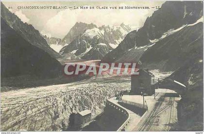 CPA Chamonix Mont Blanc La Mer de Glace vue de Montenvers