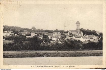 CPA Champagne Sur Oise Vue Generale