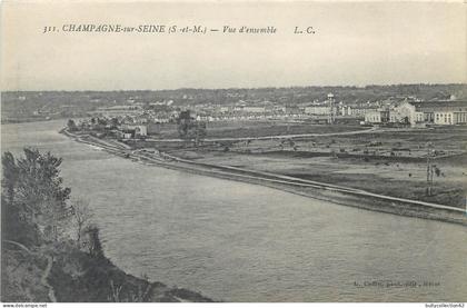 CPA Champagne sur Seine 77/91