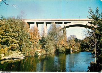 CPM Champigny Nogent S Marne Le Perreux Le viaduc sur la Marne