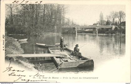 CPA Champigny Le Tour De Marne Pres Le Pont de Champigny