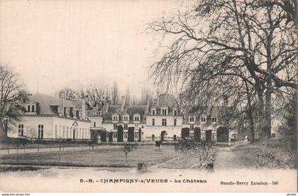 25-5160 : CHAMPIGNY-SUR-VEUDE. CHATEAU