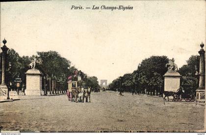 CPA Paris les Champs Elysees