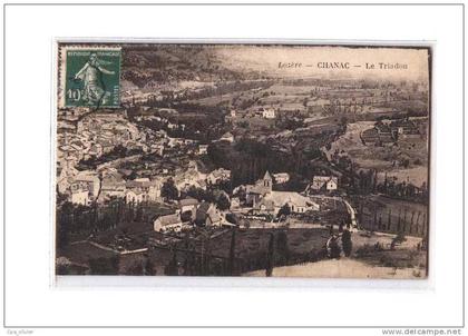 48 CHANAC Vue Générale, Triadou, ed ?, Lozère, 1923