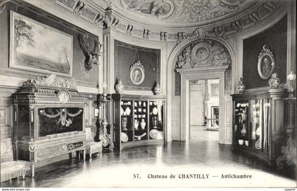 Chateau de Chantilly CPA Antichambre