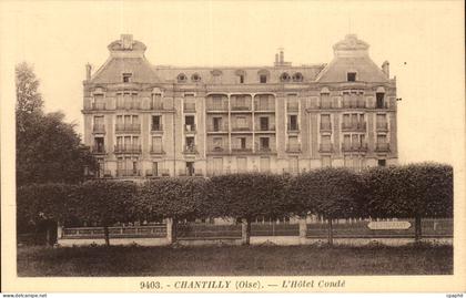 CPA Chantilly L'hotel Conde
