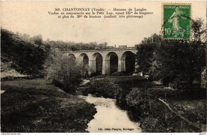 CPA CHANTONNAY - Hameau de Langles - Viaduc en maconnerie sur... (297928)