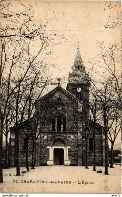 CPA CHARAVINES-les-BAINS - L'Église (433849)