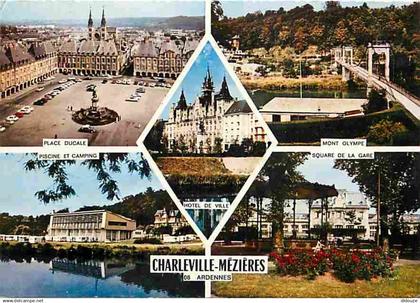 08 - Charleville Mézières - Multivues - Flamme Postale de Charleville Mézières - CPM - Voir Scans Recto-Verso